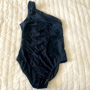 Summersalt Black The Sidestroke Swim Suit, Size 10